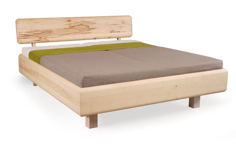 Ahorn Massivholzbett Ligero
