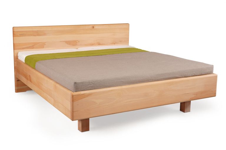 Buche Massivholzbett Facile