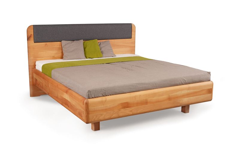 Kirschbaum Massivholzbett Woodspring